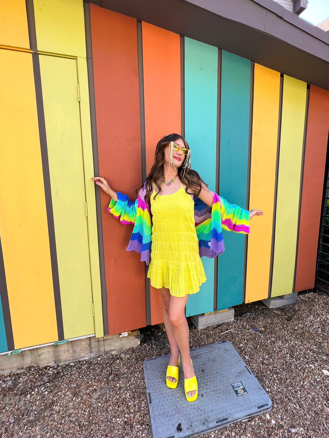 Citrus Swing Dress (S-L)