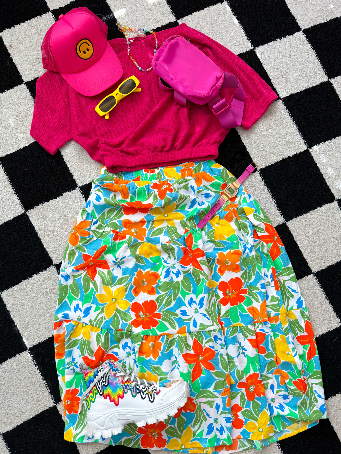 Pink Tropics Outfit Bundle (S-3X)