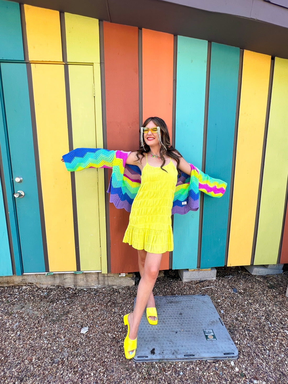 Citrus Swing Dress (S-L)