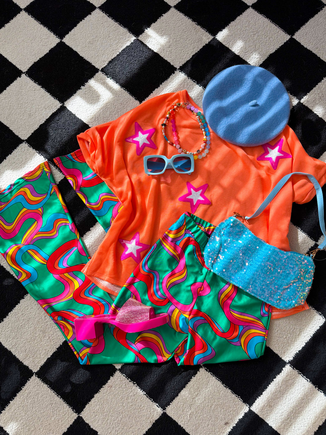 Rainbow Explosion Outfit Bundle (S-3X)