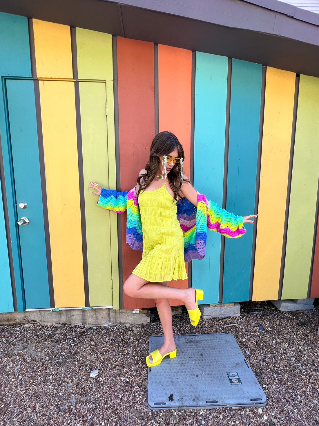 Citrus Swing Dress (S-L)