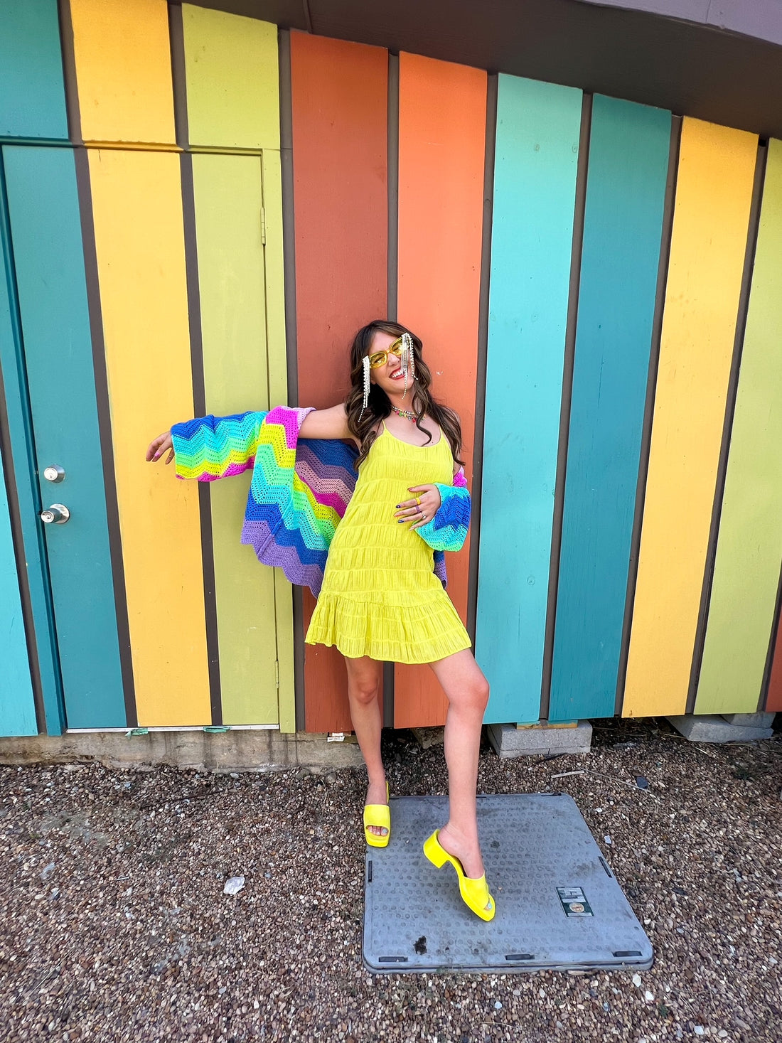 Citrus Swing Dress (S-L)