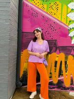 Cinema Flare Pants in orange (S-3XL)