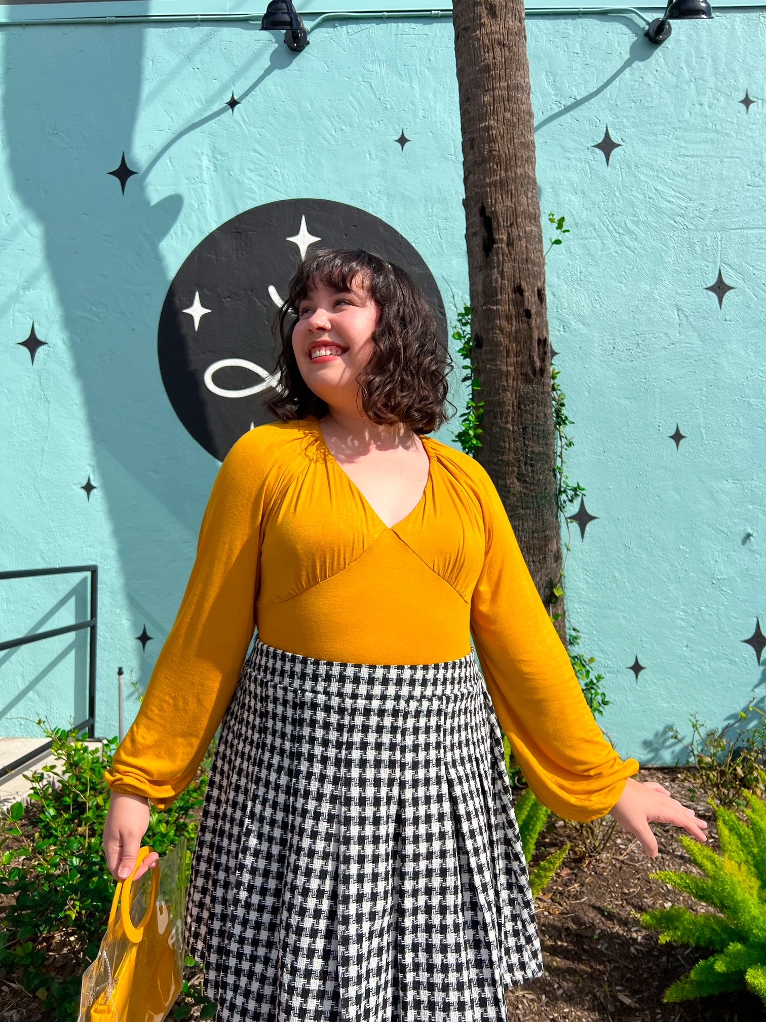 Mustard Longsleeve Bodysuit (S-3X)