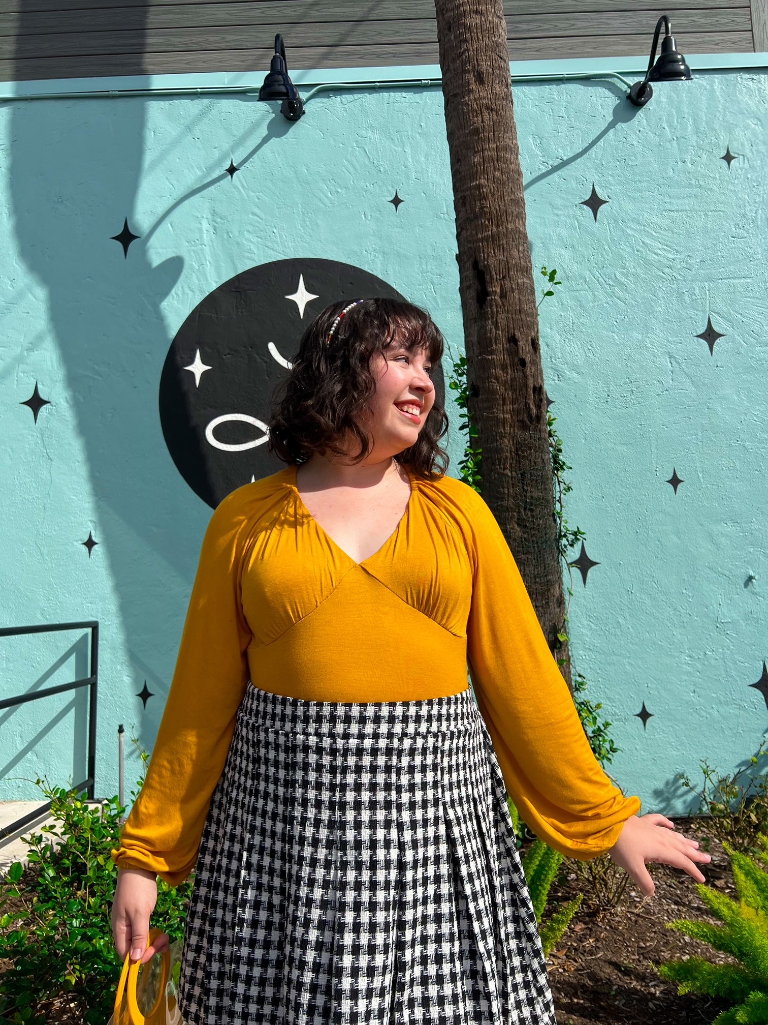 Mustard Longsleeve Bodysuit (S-3X)