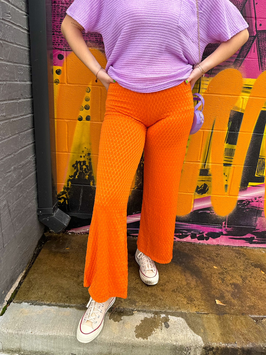 Cinema Flare Pants in Orange (S-3XL)