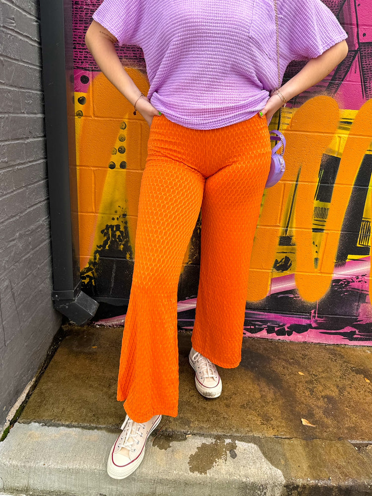 Cinema Flare Pants in orange (S-3XL)