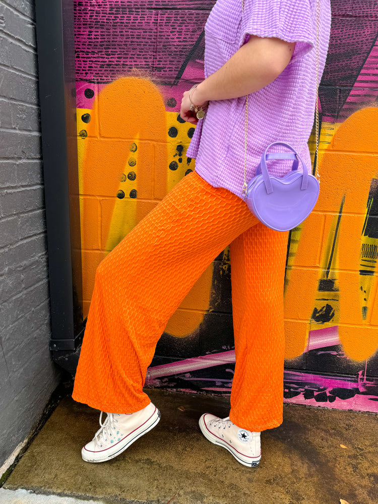 Cinema Flare Pants in orange (S-3XL)