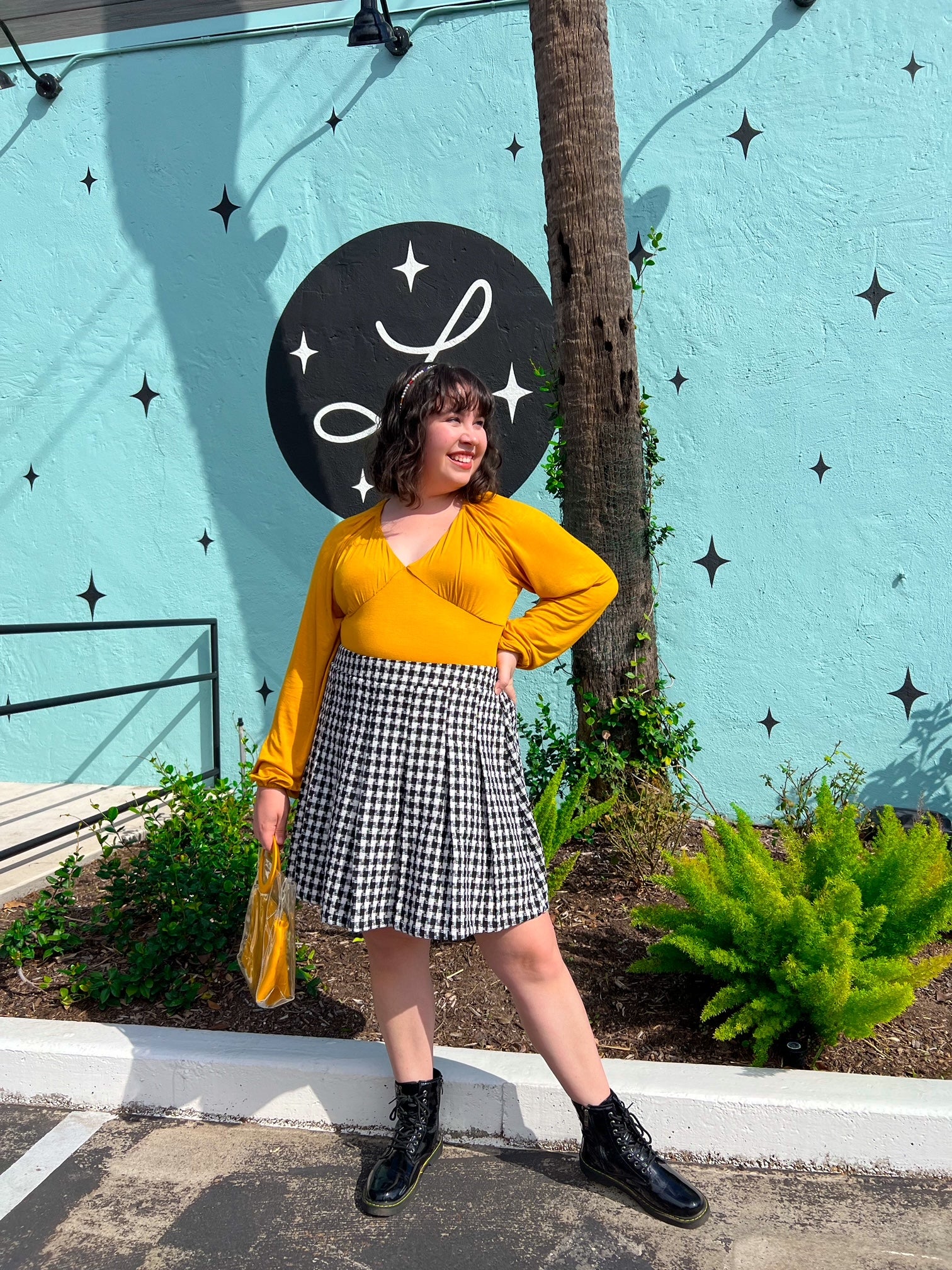 Mustard Longsleeve Bodysuit (S-3X)