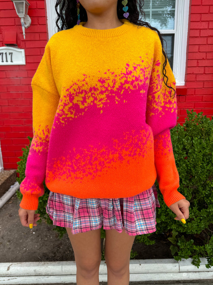 Sunset Ombre Sweater (XL)