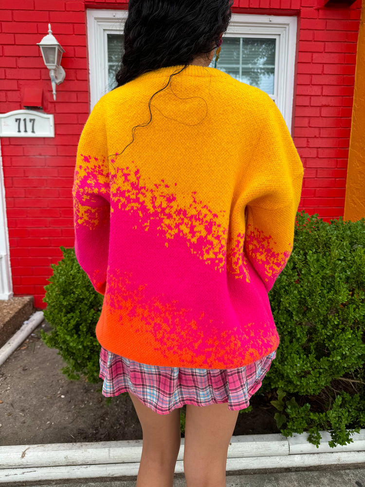 Sunset Ombre Sweater (XL)