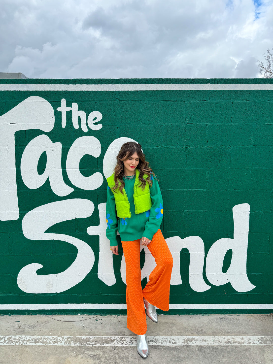 Cinema Flare Pants in Orange (S-3XL)