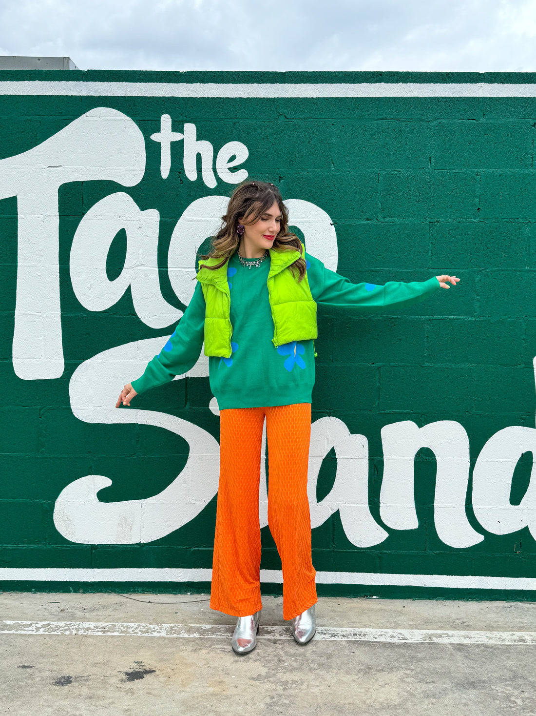 Cinema Flare Pants in Orange (S-3XL)