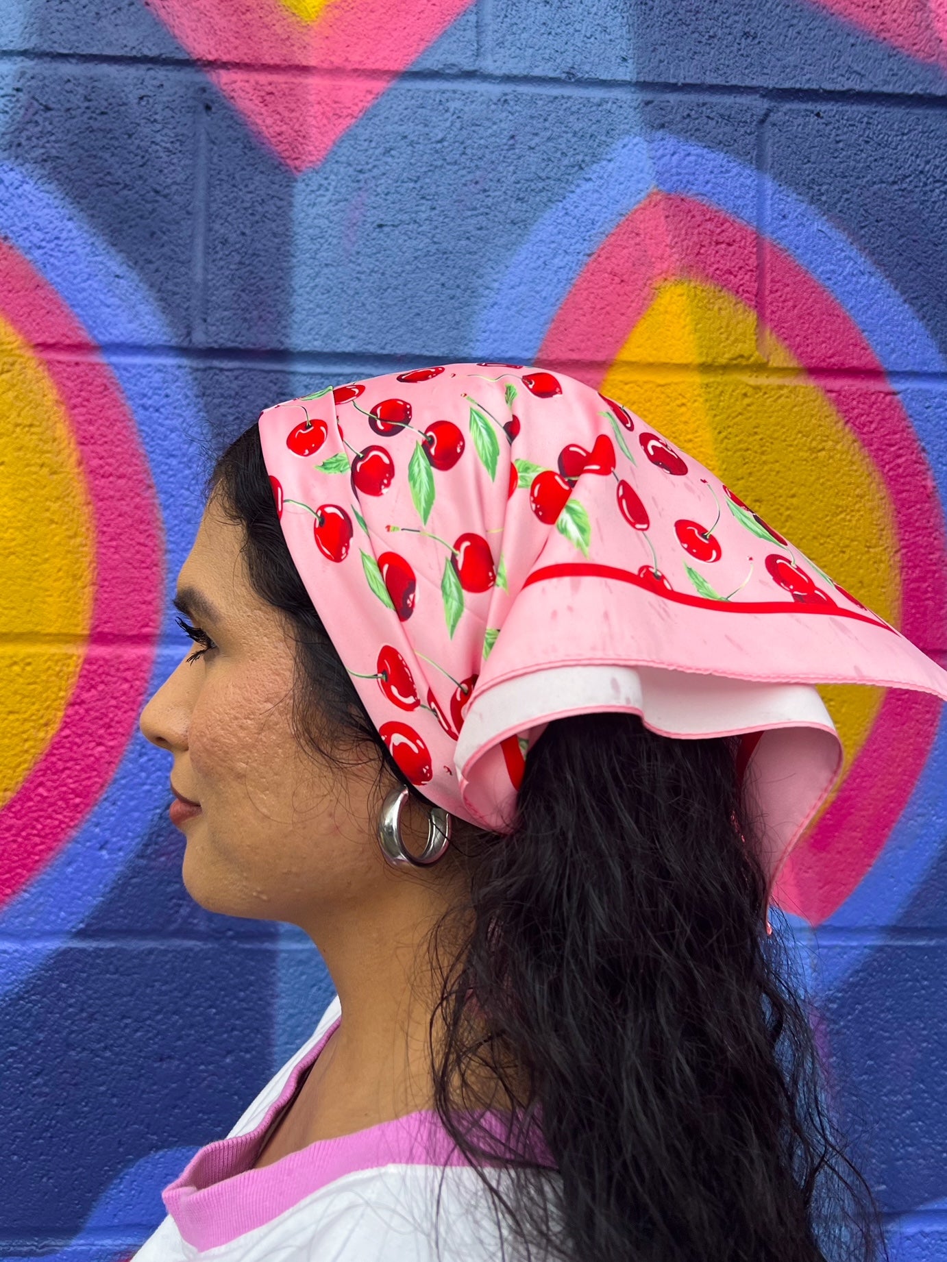 Cherry Bandana Scarf