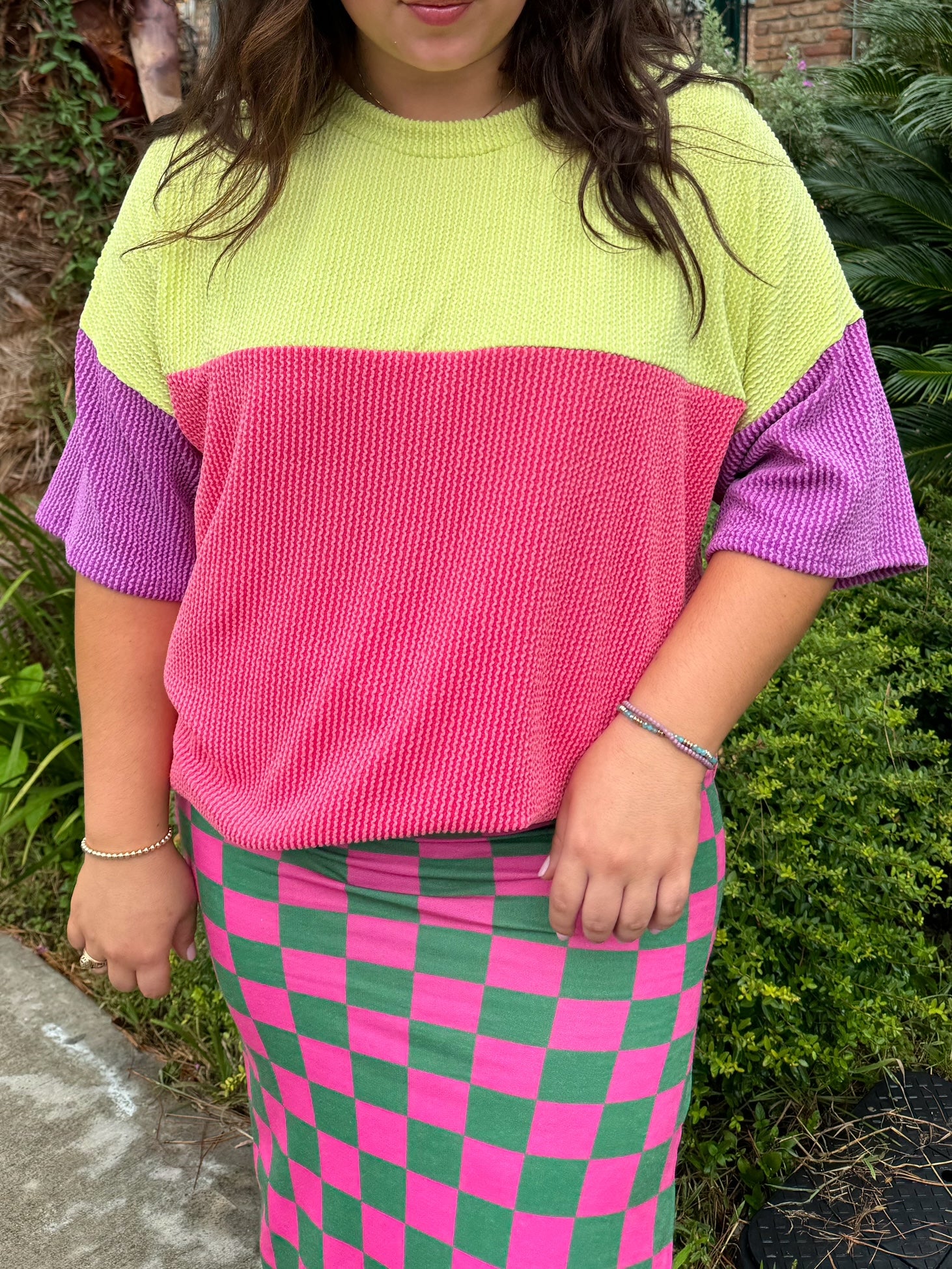 Fresh Squeeze Color Block Top (S-3XL)