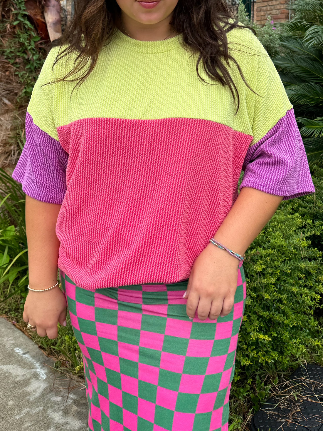 Fresh Squeeze Color Block Top (S-3XL)