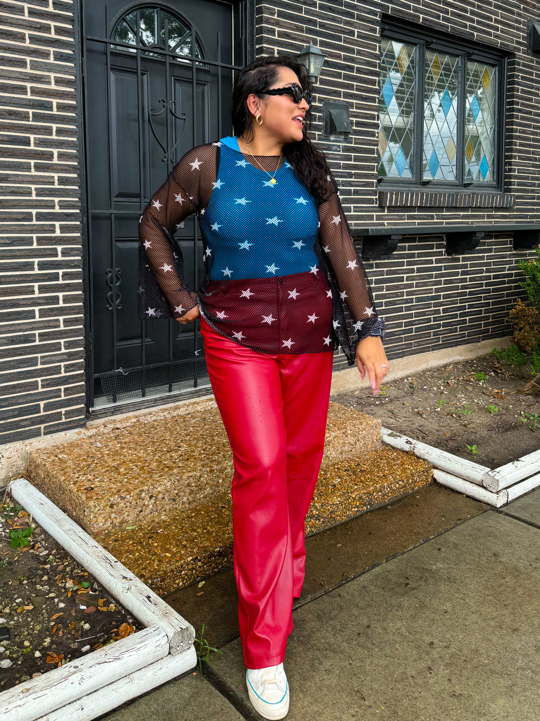 Red Licorice Leather Pants (S-3XL)