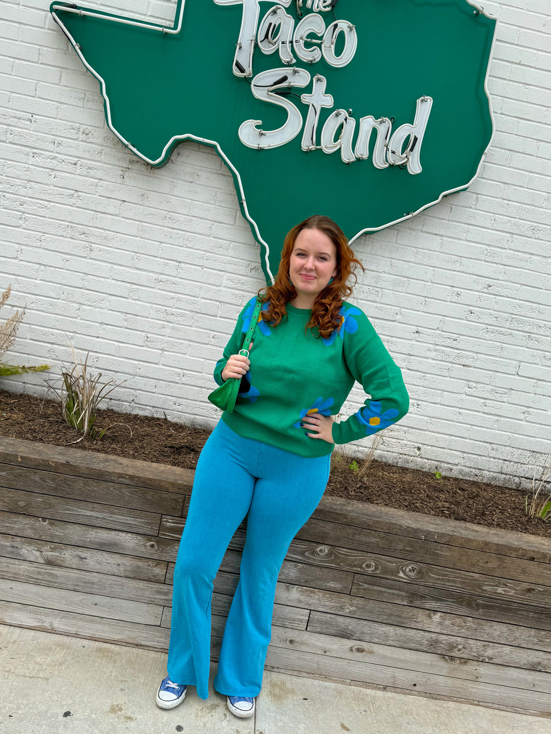 Otherworldly Blue Flare Pants (S-L)