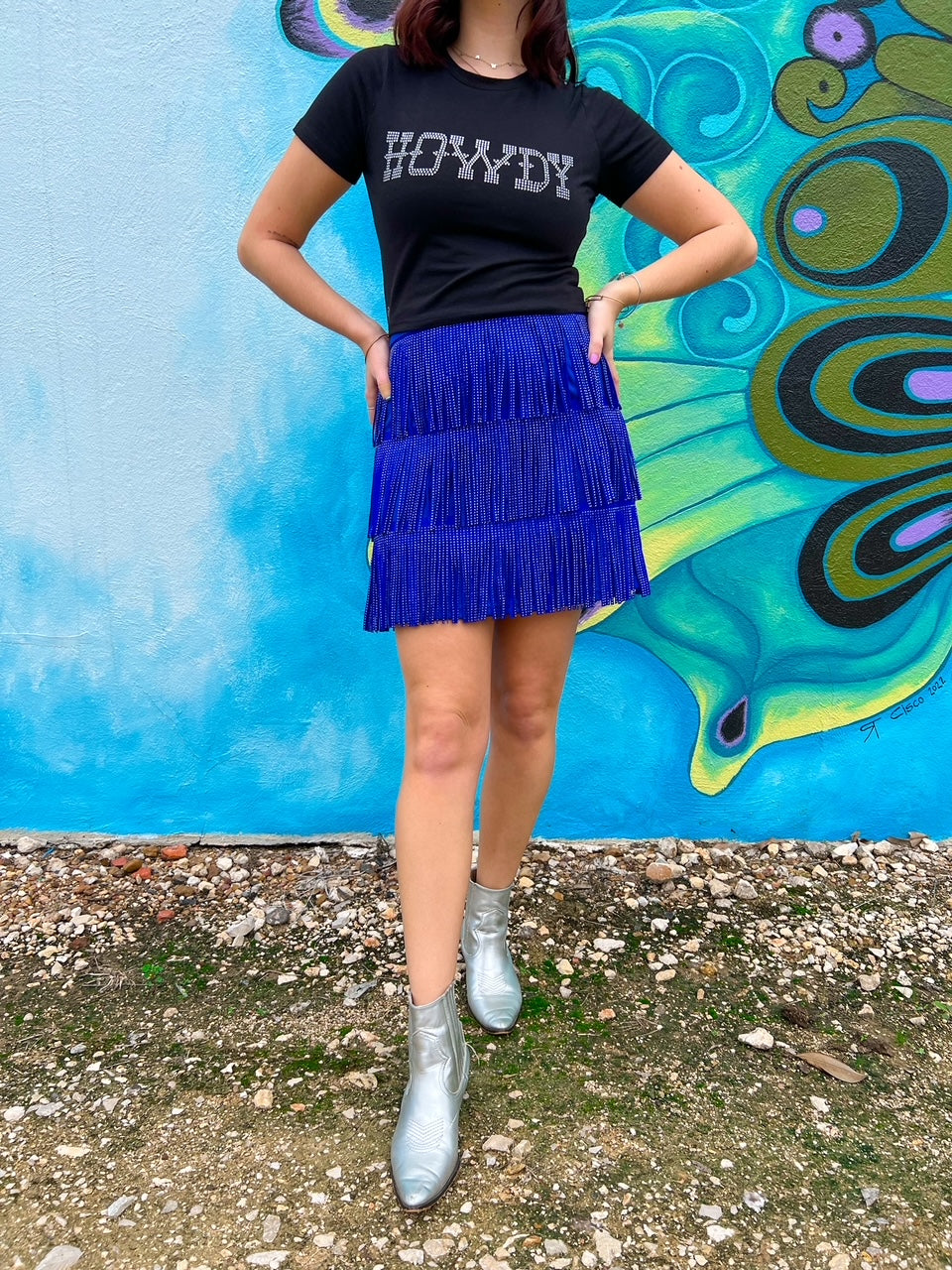 Howdy Rhinestone Tee (S-3XL)