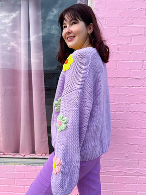 Rapunzel's Lavender Knit Sweater (S-3XL)