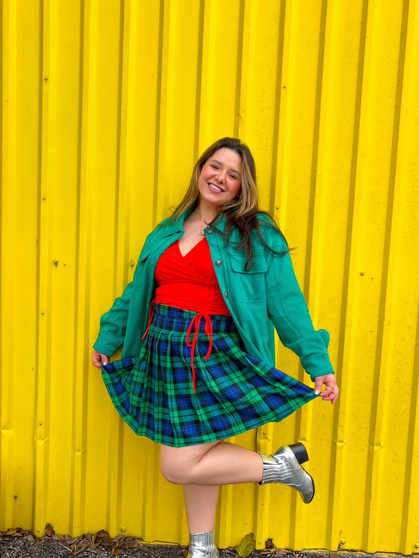 Emerald Green Shacket (S-3X)