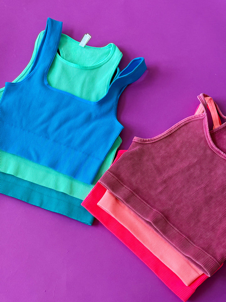 Colorful Lounge Tanks (S-3XL)