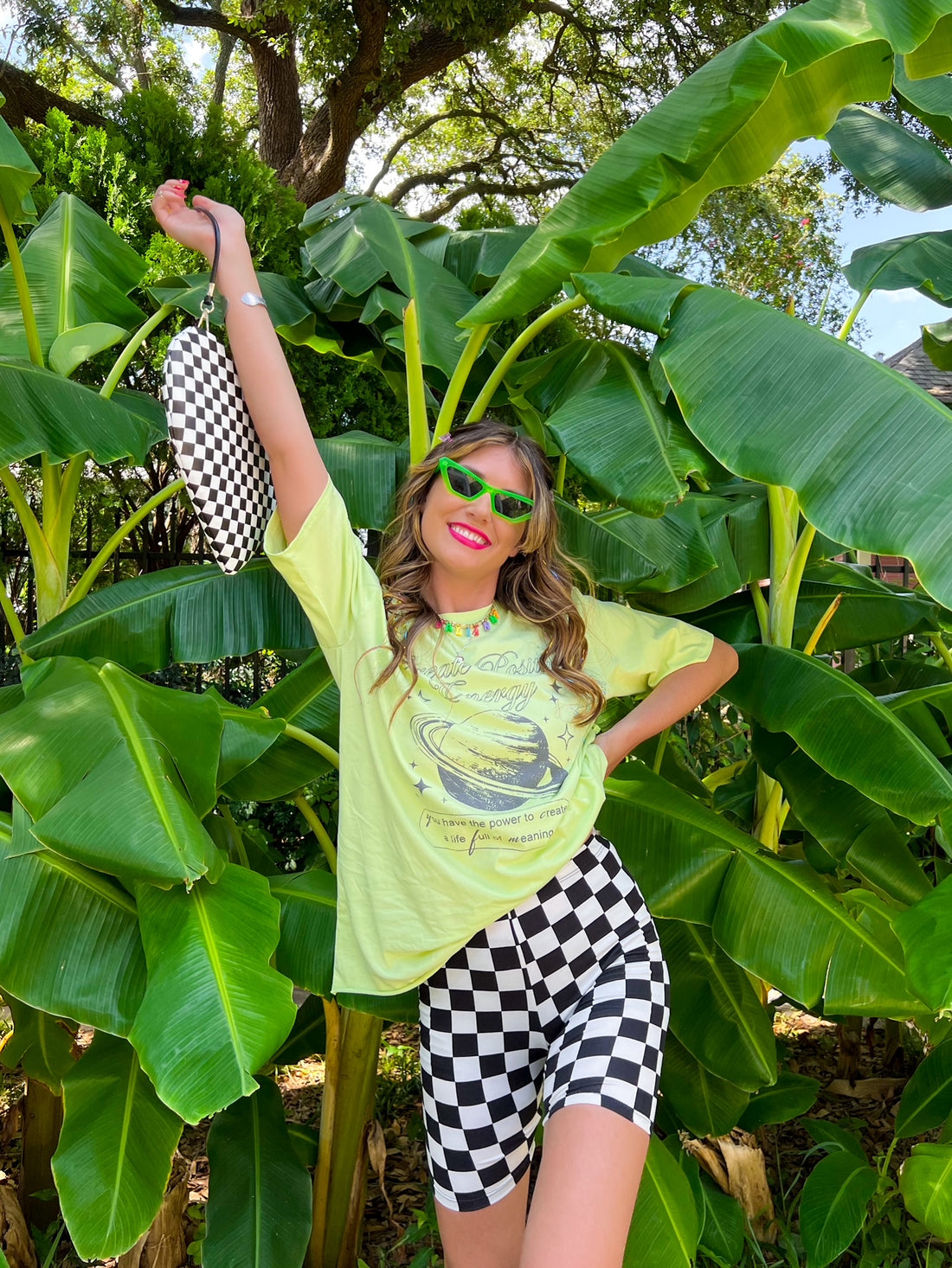 Checkered Biker Shorts (S-XL)