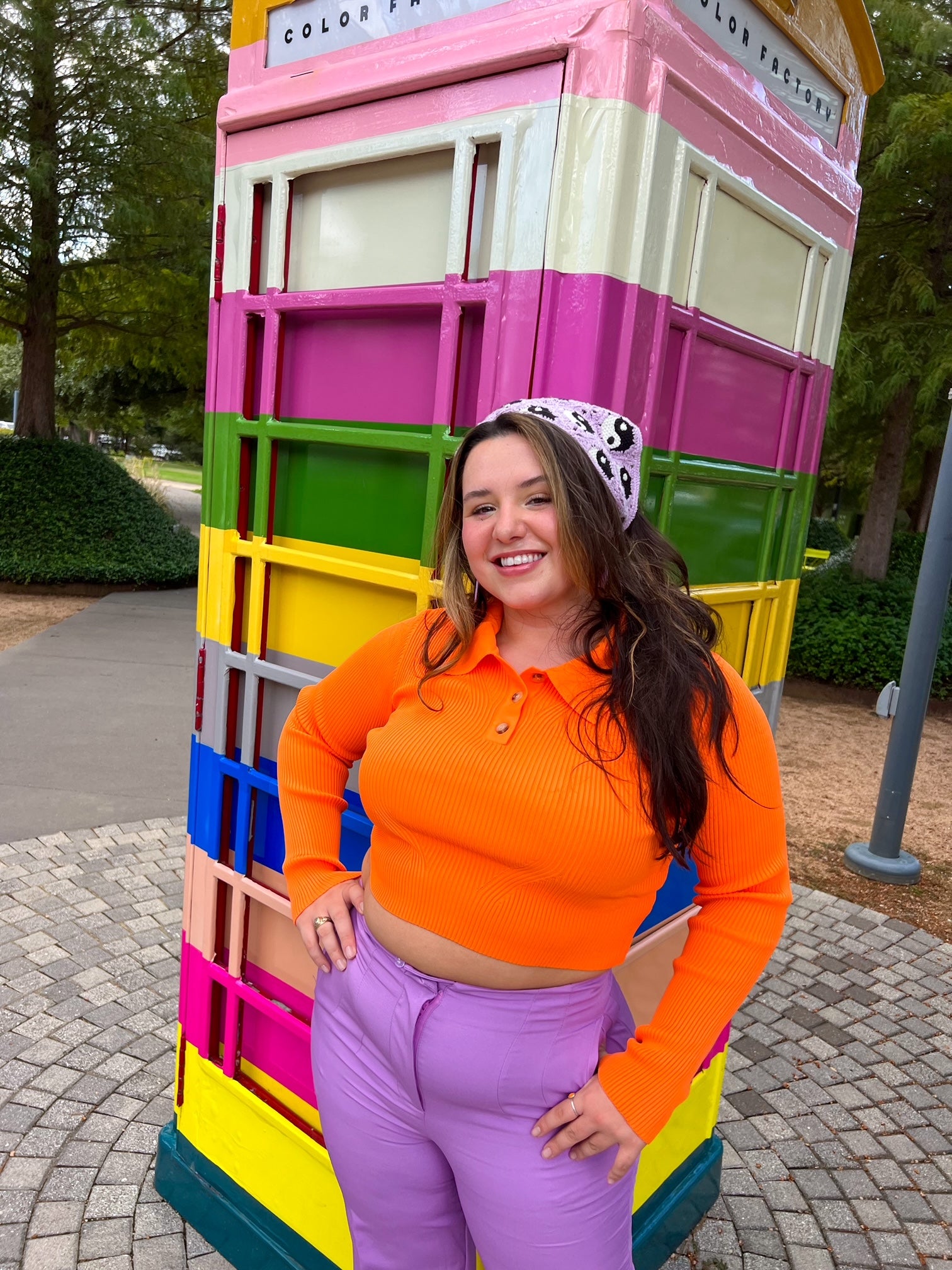 Pumpkin Picking Long Sleeve in Orange(S-3XL)