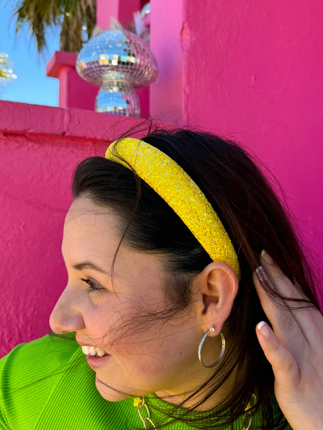 Yellow Sparkle Headband