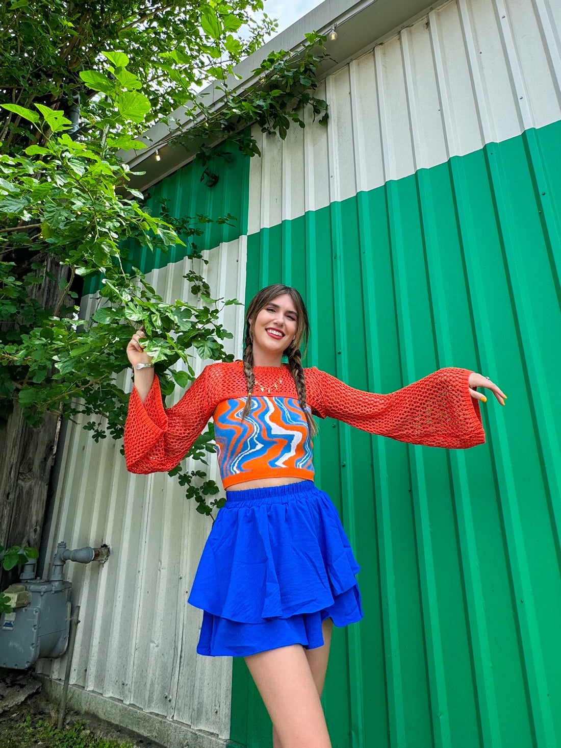 Wonderland Bolero in Orange (S-L)