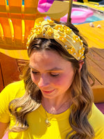 Floral Yellow Headband