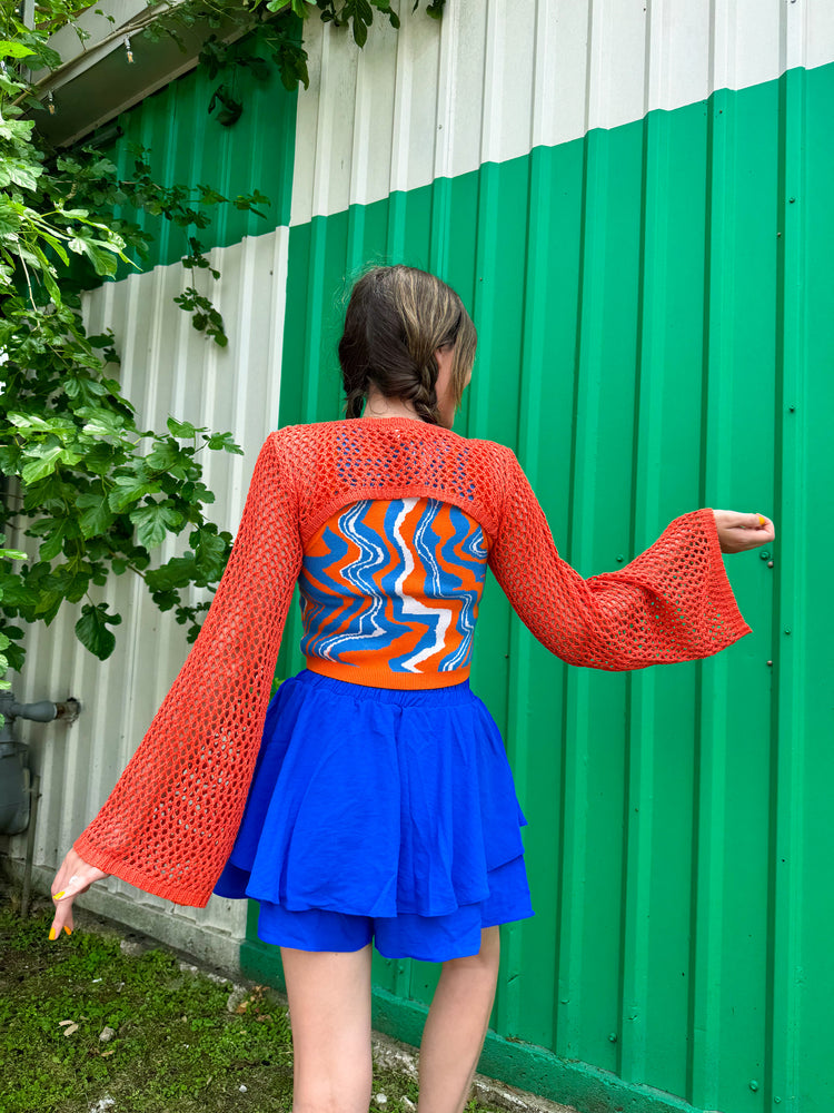 Wonderland Bolero in Orange (S-L)