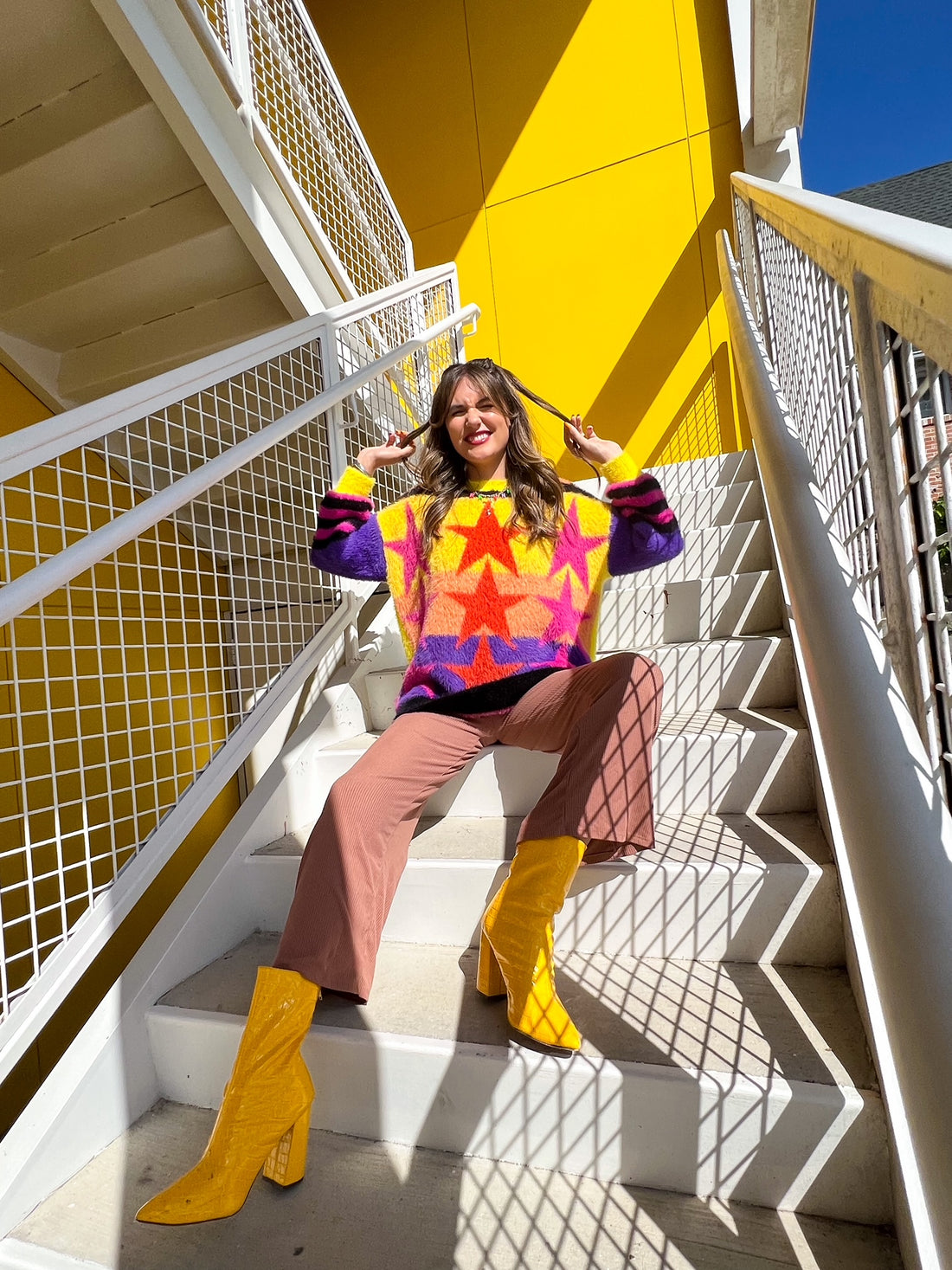 Groovy Capri Pants in Mocha (large)