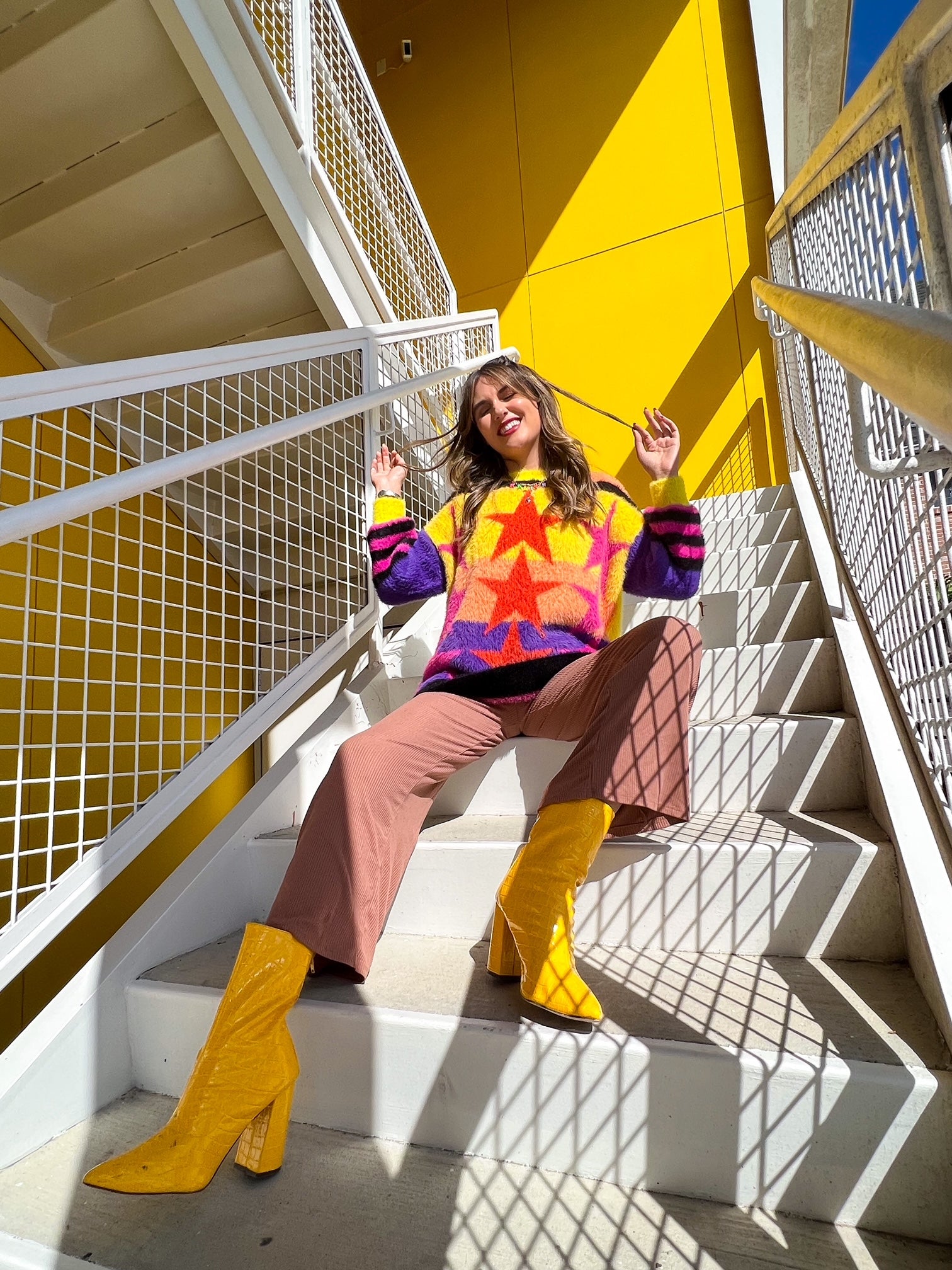 Groovy Capri Pants in Mocha (large)