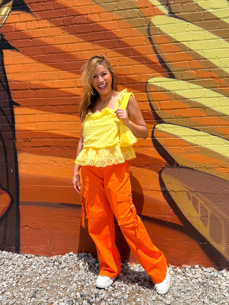 
            
                Load image into Gallery viewer, Limbo Cargo Pants in Orange(S-3XL)
            
        
