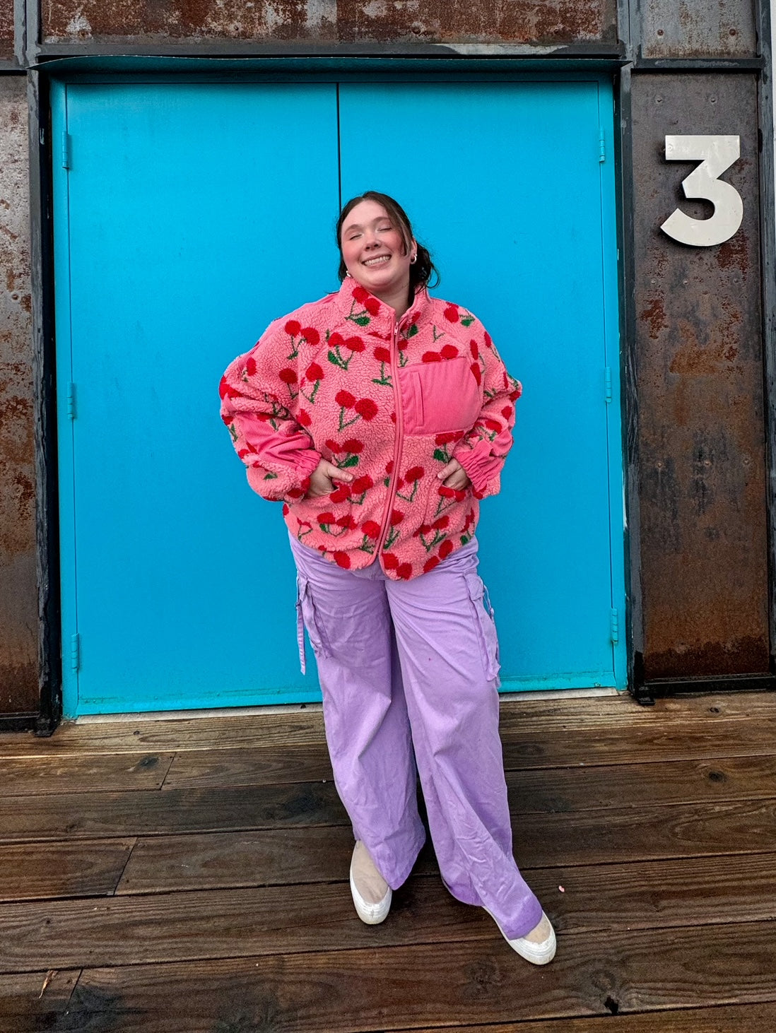 Cherry Sherpa (2X) – The Rainbow Closet