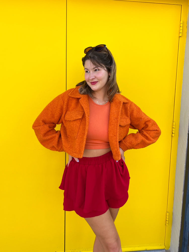 Pumpkin Patch Cropped Jacket