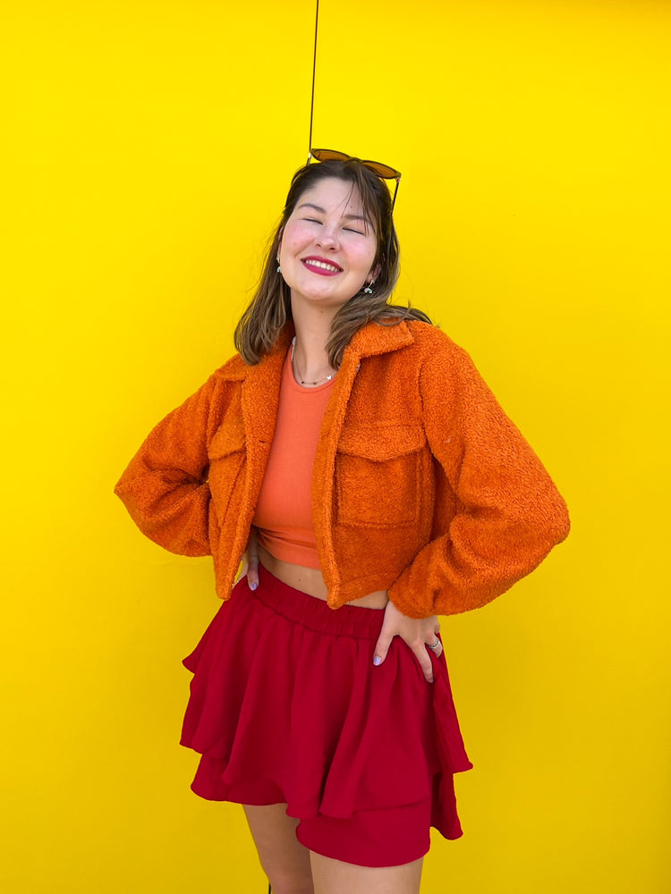 Pumpkin Patch Cropped Jacket