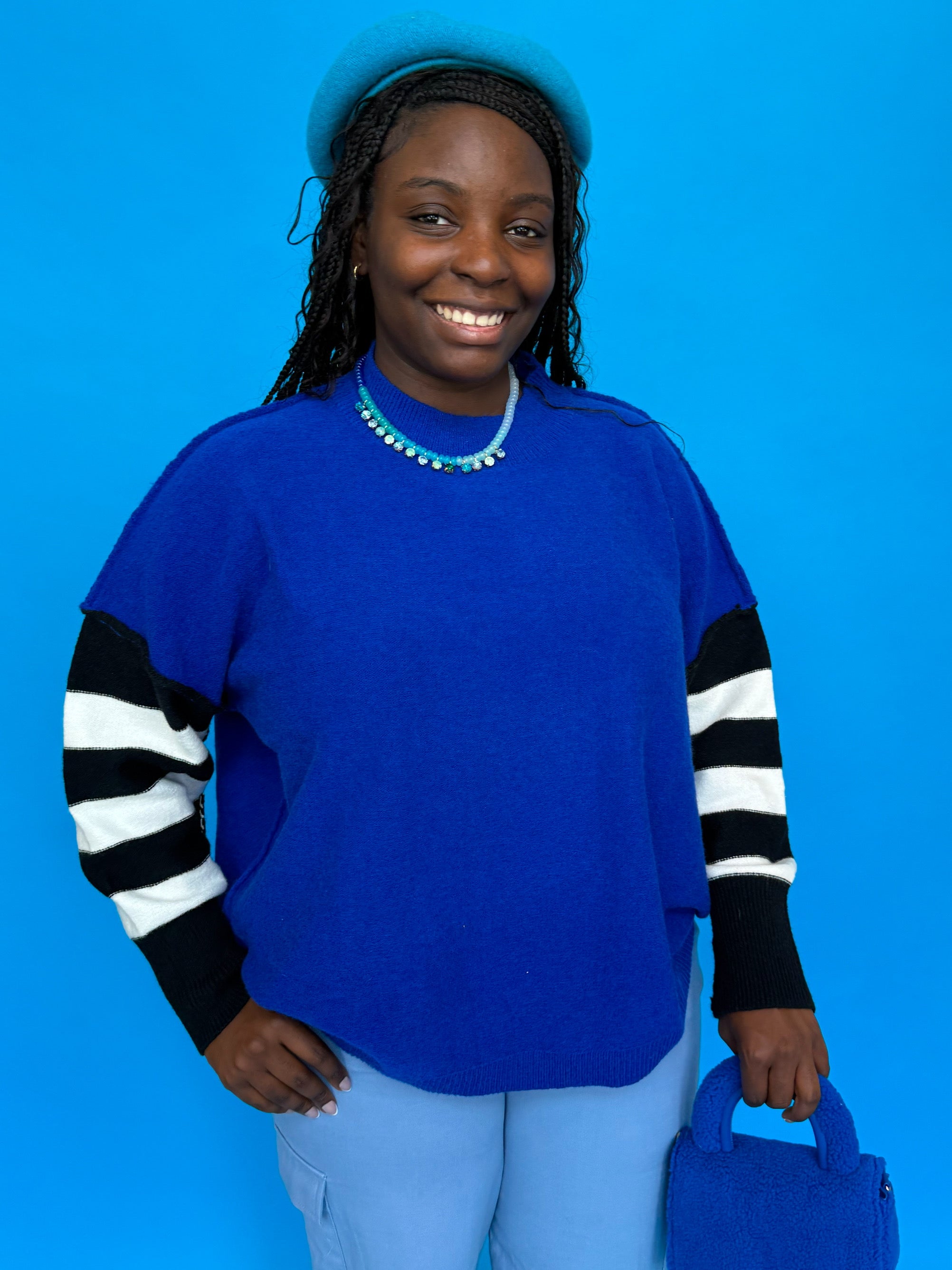 Earn Your Stripes Blue Sweater (S-3XL)