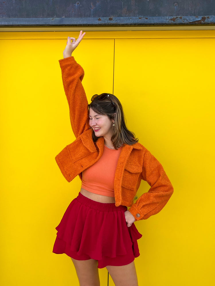 Pumpkin Patch Cropped Jacket