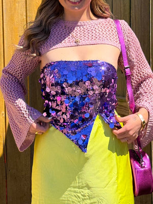 Wonderland Bolero in Light Pink (S-L)
