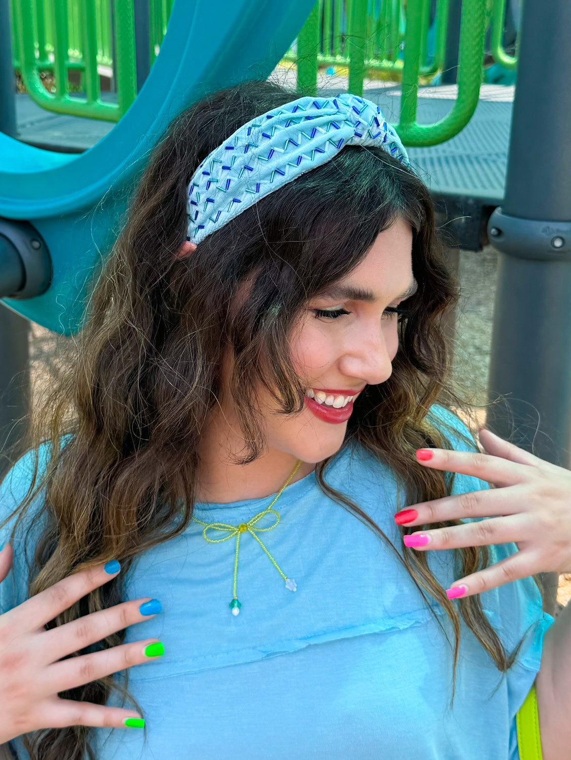 Blue Headbands