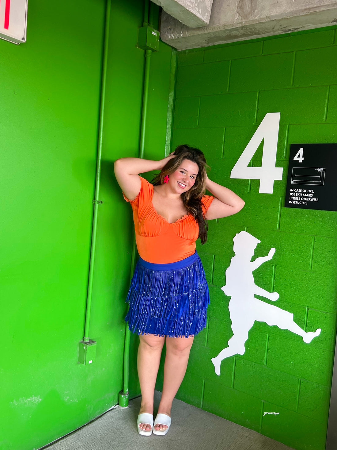 Sparks Fly Orange Top (S-3XL)