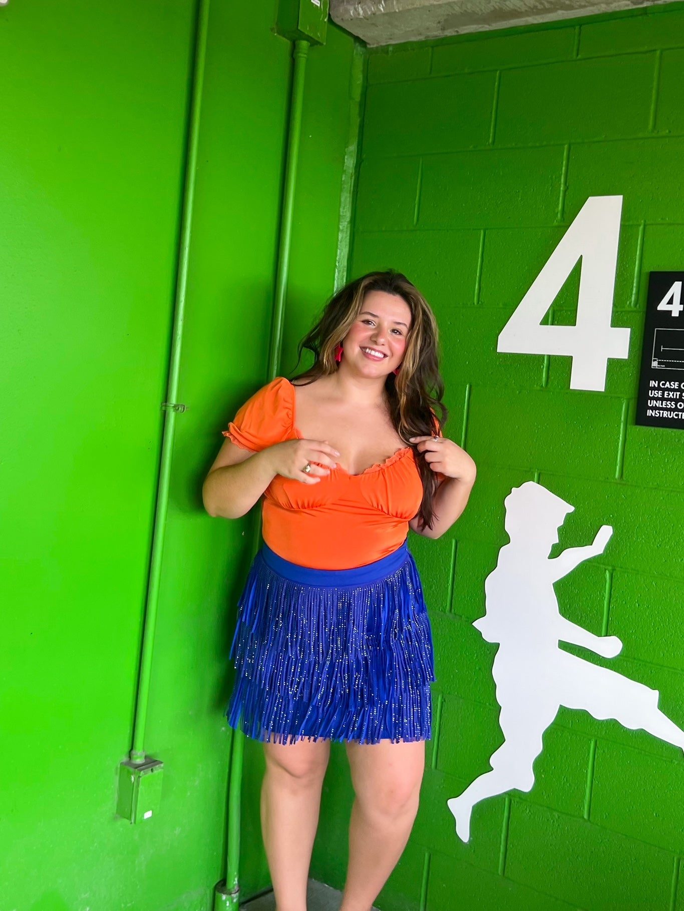 Sparks Fly Orange Top (S-3XL)