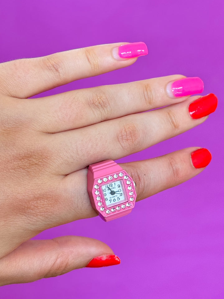 Telling Time Watch Ring