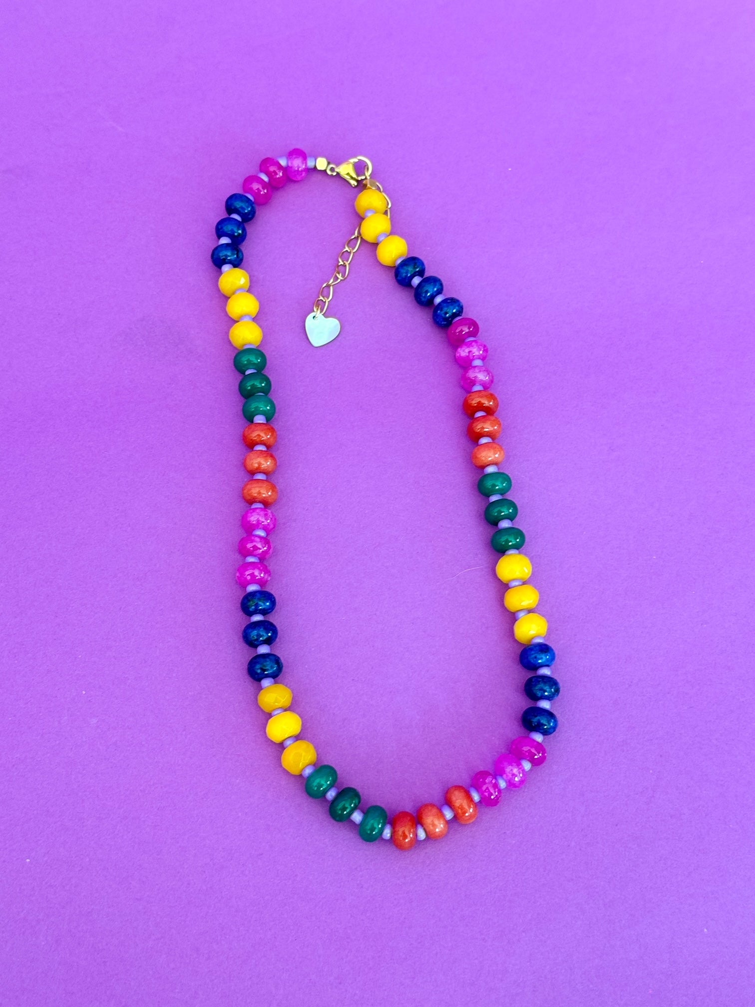 Rainbow Bead Necklace