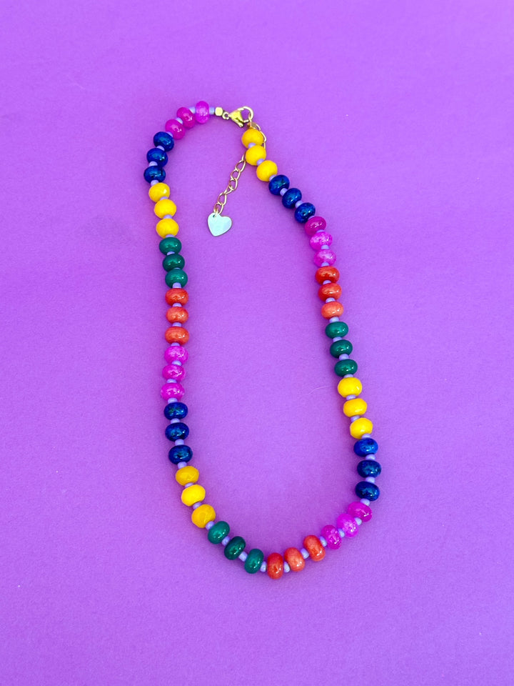 Rainbow Bead Necklace
