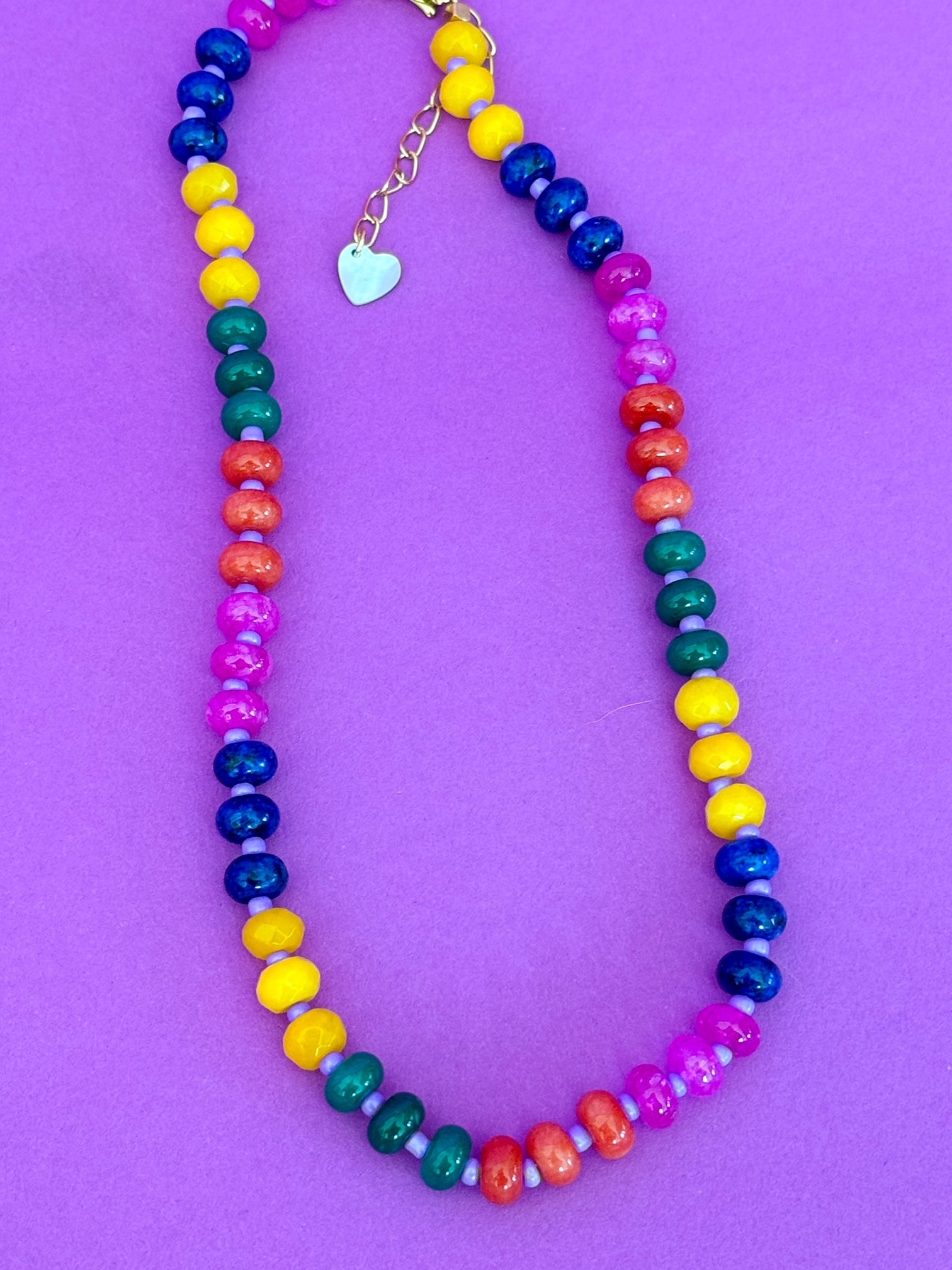 Rainbow Bead Necklace