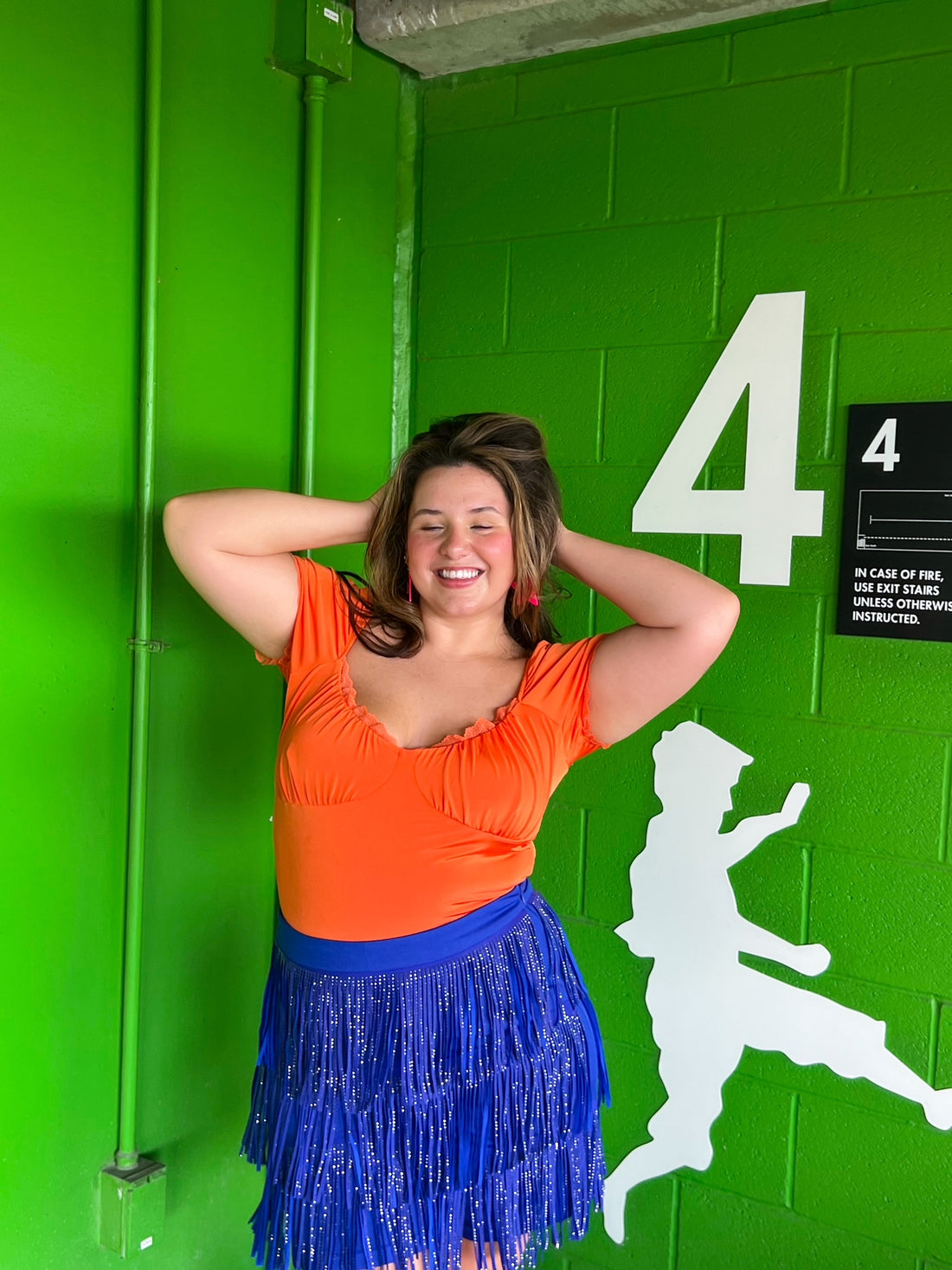 Sparks Fly Orange Top (S-3XL)