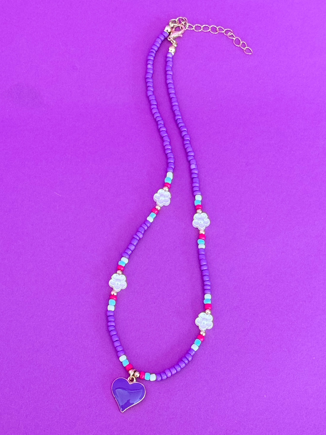 Purple Heart Necklace